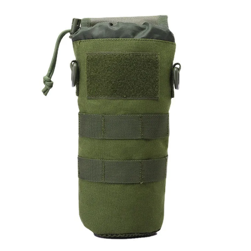 1000D Tactical Camo EDC Water Bottle Bag for Outdoor Sports, 1.5L Capacity, Suitable for All Ages