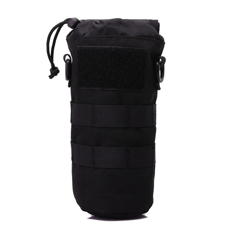 1000D Tactical Camo EDC Water Bottle Bag for Outdoor Sports, 1.5L Capacity, Suitable for All Ages