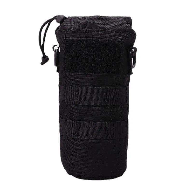 1000D Tactical Camo EDC Water Bottle Bag for Outdoor Sports, 1.5L Capacity, Suitable for All Ages