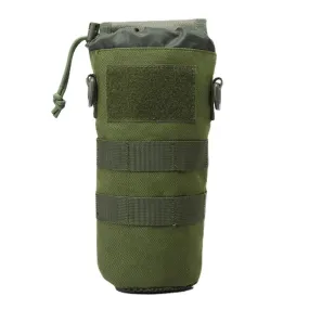 1000D Tactical Camo EDC Water Bottle Bag for Outdoor Sports, 1.5L Capacity, Suitable for All Ages