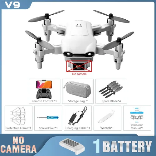 10K HD V9 Mini Drone with Dual Camera & 6000M Aerial Photography