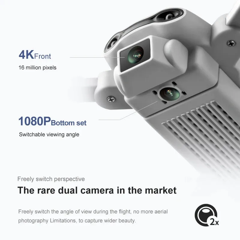 10K HD V9 Mini Drone with Dual Camera & 6000M Aerial Photography