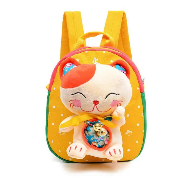 2016 New Cartoon Kid School Backpack For Child School Bag For Kindergarten Girl Baby Student School Boy Cute bear Backpack