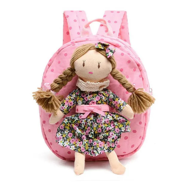 2016 New Cartoon Kid School Backpack For Child School Bag For Kindergarten Girl Baby Student School Boy Cute bear Backpack