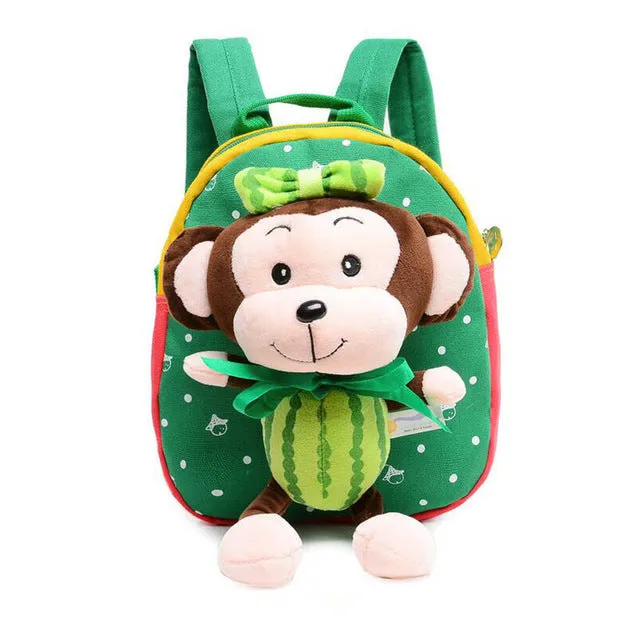 2016 New Cartoon Kid School Backpack For Child School Bag For Kindergarten Girl Baby Student School Boy Cute bear Backpack