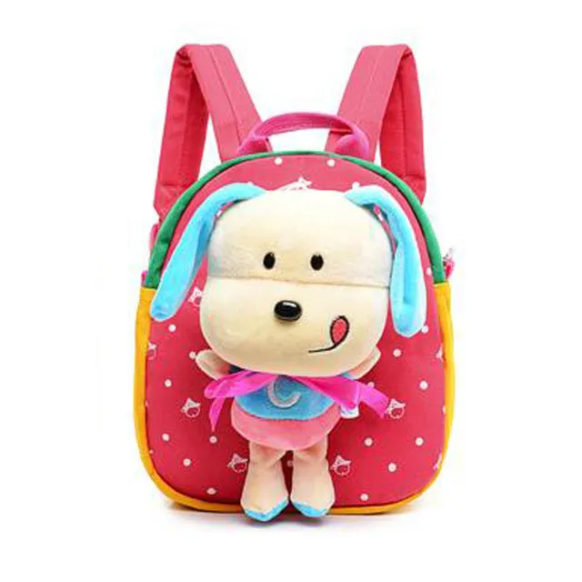 2016 New Cartoon Kid School Backpack For Child School Bag For Kindergarten Girl Baby Student School Boy Cute bear Backpack