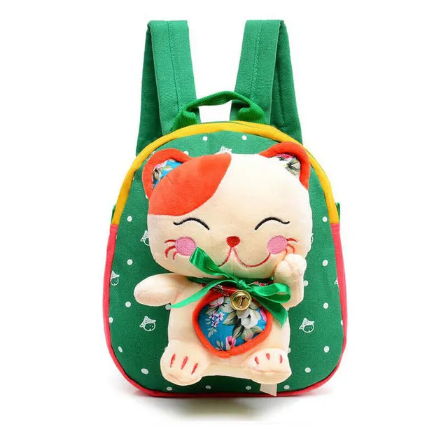 2016 New Cartoon Kid School Backpack For Child School Bag For Kindergarten Girl Baby Student School Boy Cute bear Backpack