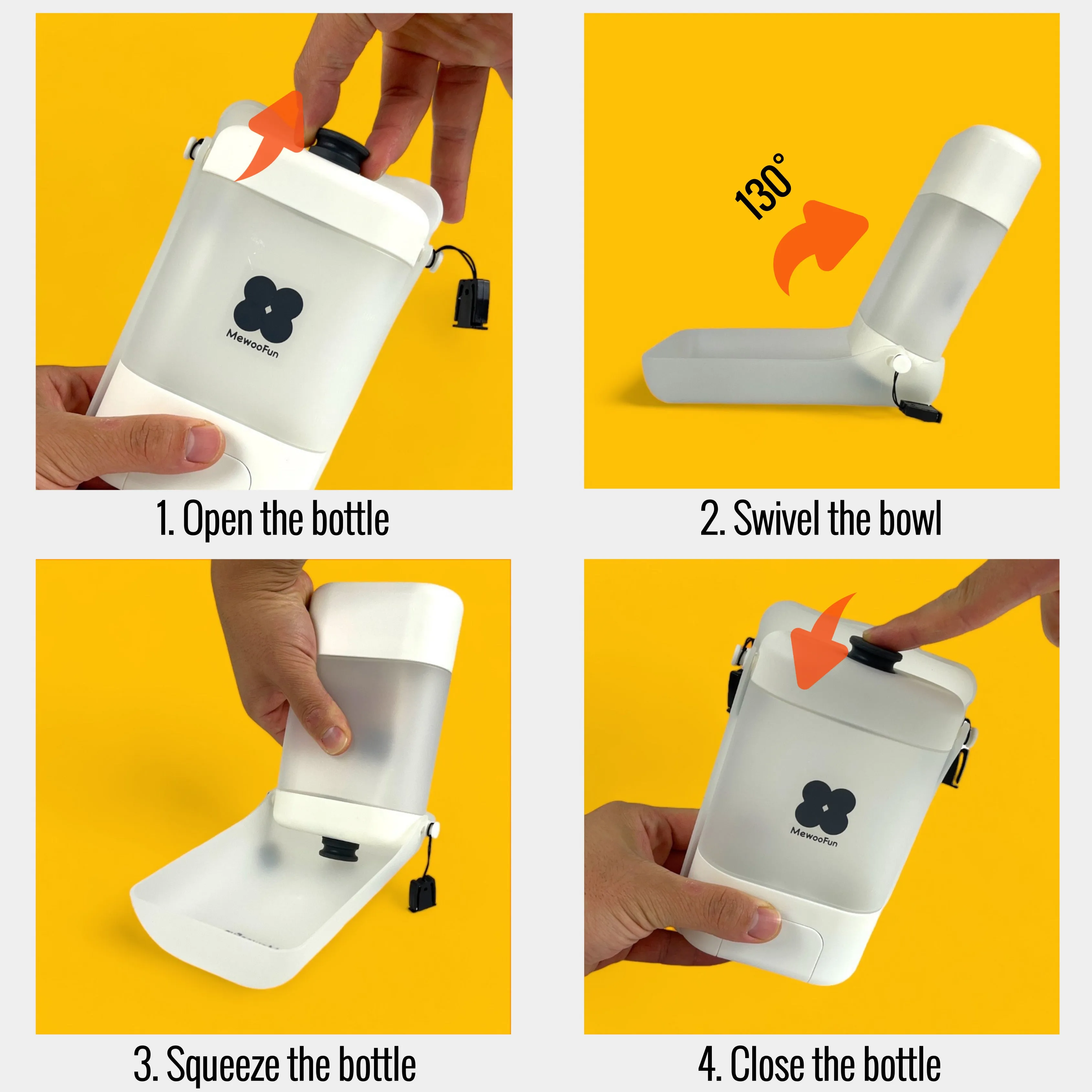 3 In 1 Smart Water Bottle