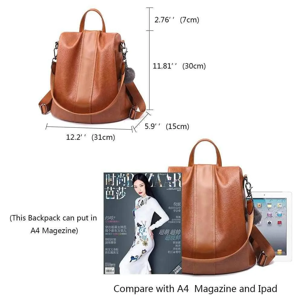 3 Way Anti-Theft Women's Waterproof Backpack
