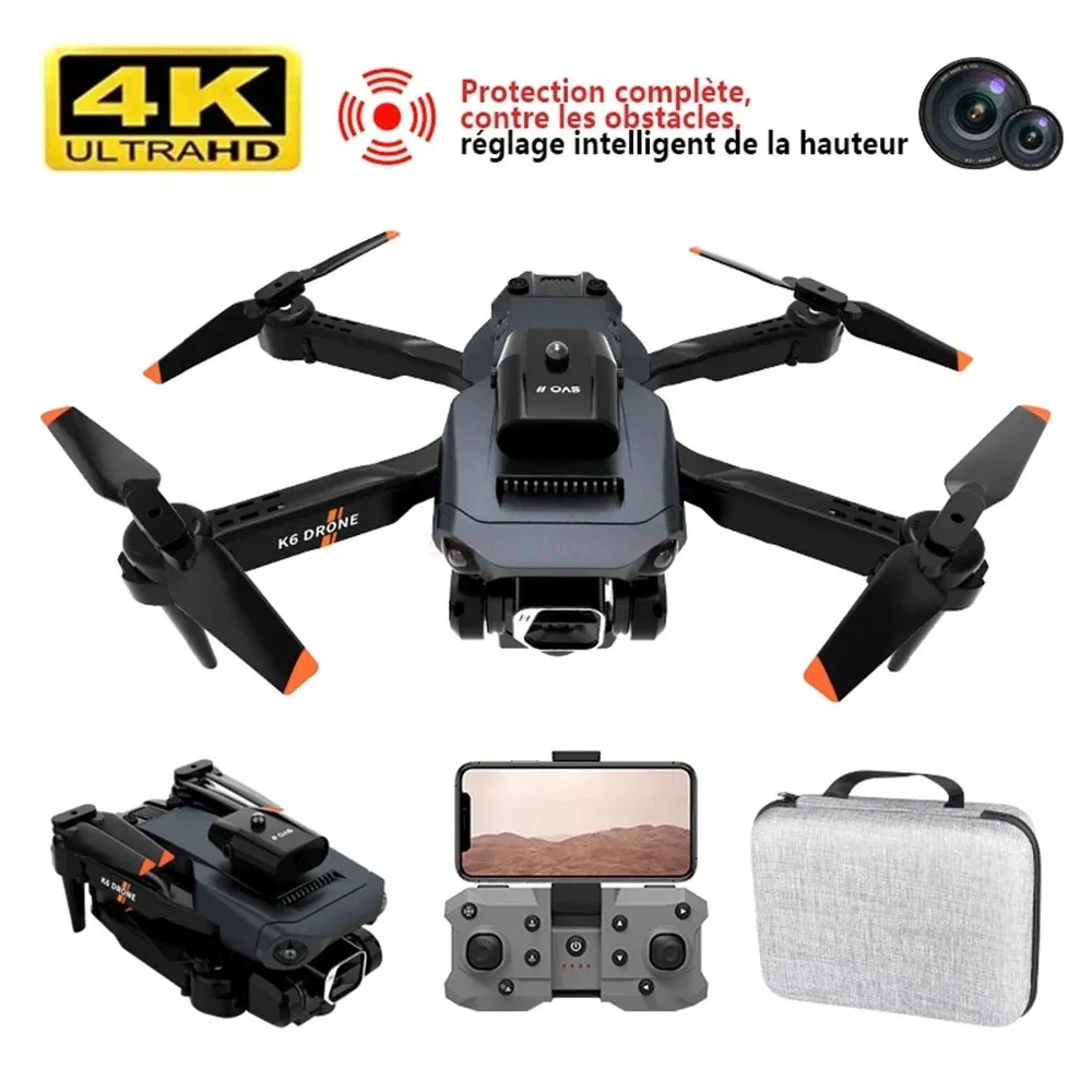 4K HD Dual Camera Drone with Optical Flow for Stunning Aerial Shots