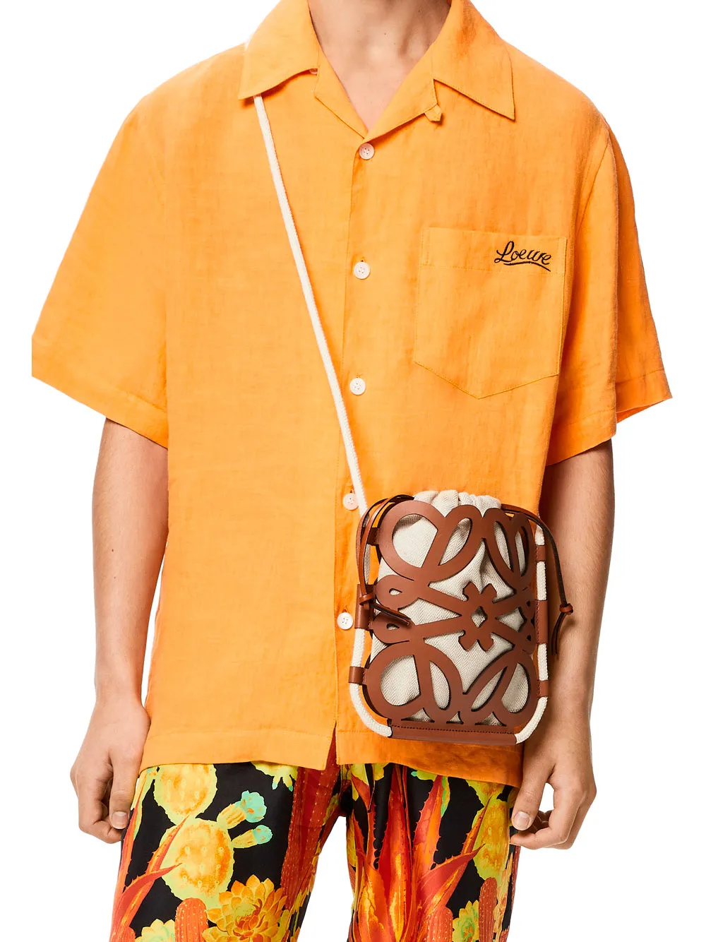 Anagram cut-out bag