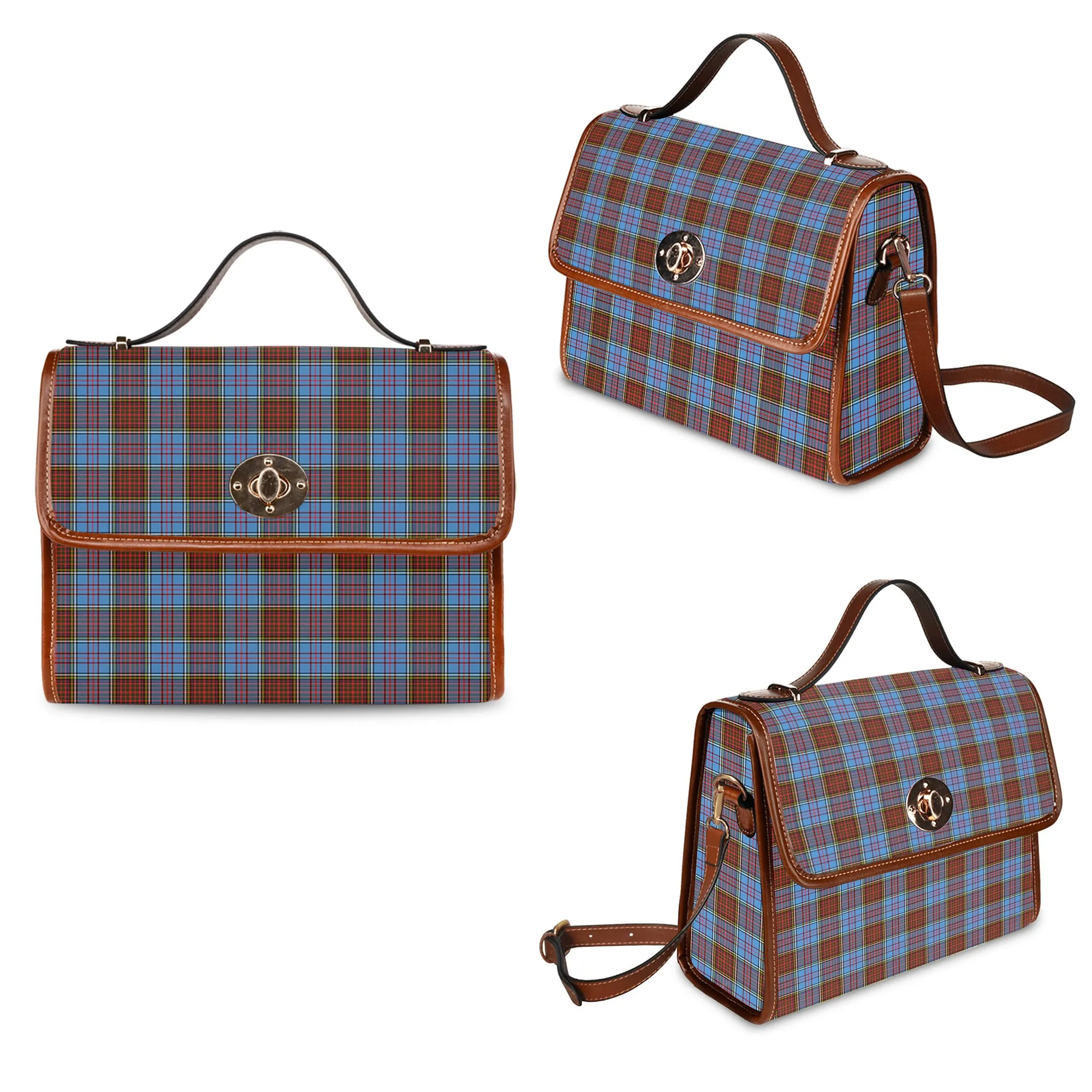 Anderson Modern Tartan Waterproof Canvas Bag