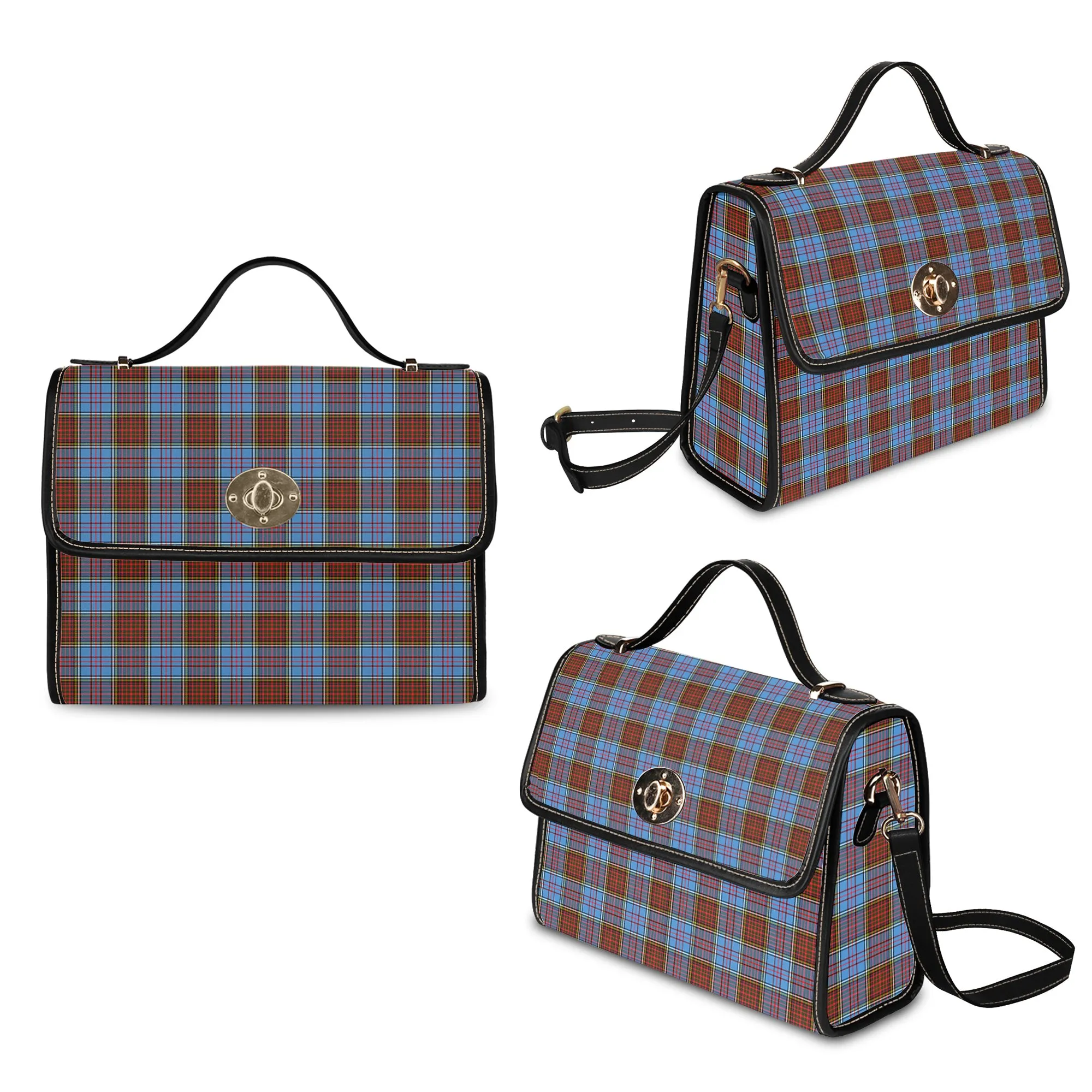 Anderson Modern Tartan Waterproof Canvas Bag