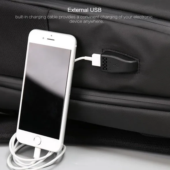Aoking USB Charging Laptop Work Backpack