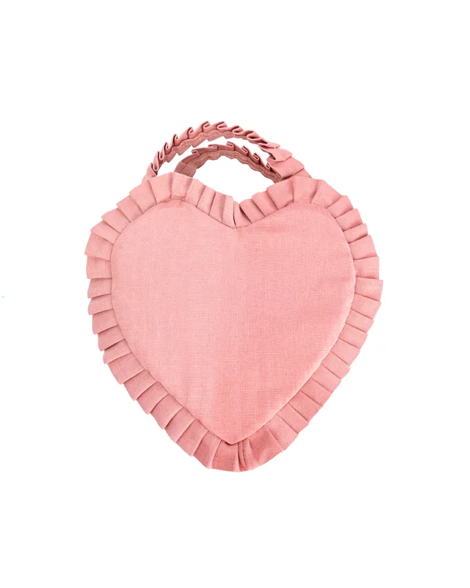 Baby Pink Heart-Shaped Bag