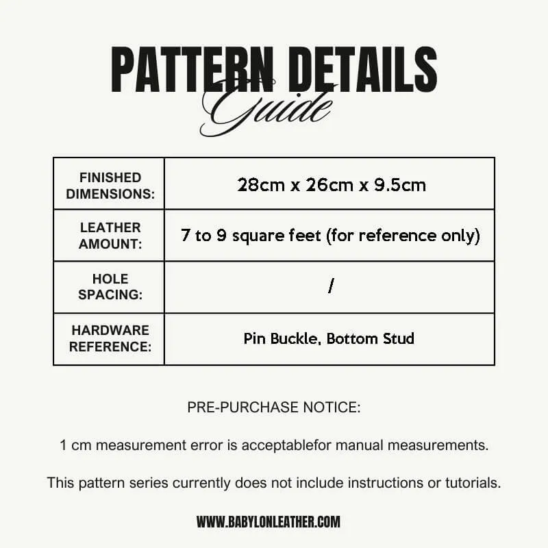 BABYLON™ Elegant Tote Bag DIY Pattern AAB-210