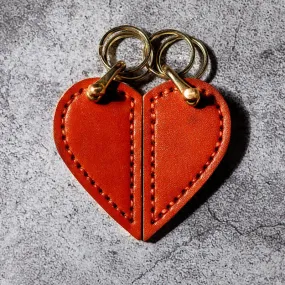 BABYLON™ Heart-shaped Veg Tanned Leather Keychain DIY Kit