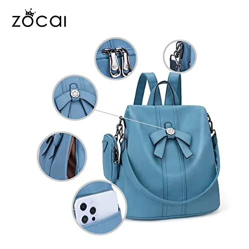 Backpack Purse for Women Fashion Backpack Purses PU Leather Daypacks Anti-Theft Shoulder Bag Satchel Purse…