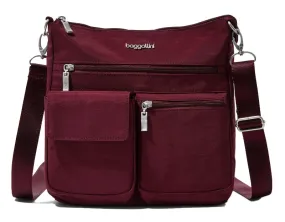 Baggallini Modern Everywhere Slim Crossbody Dark Cherry