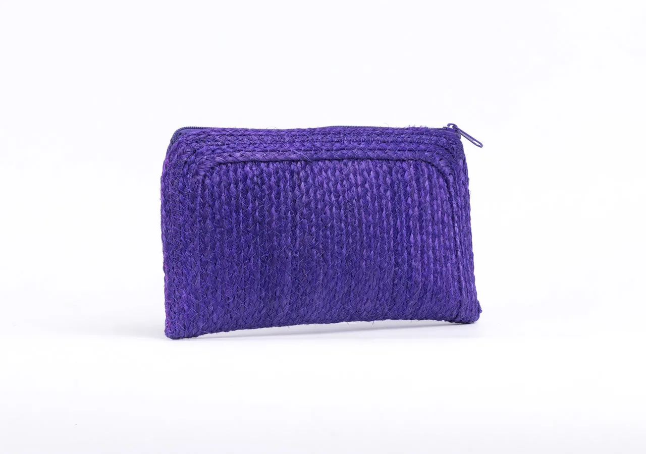 Bangkok Craft - Sisal Wallet Bag (Purple)