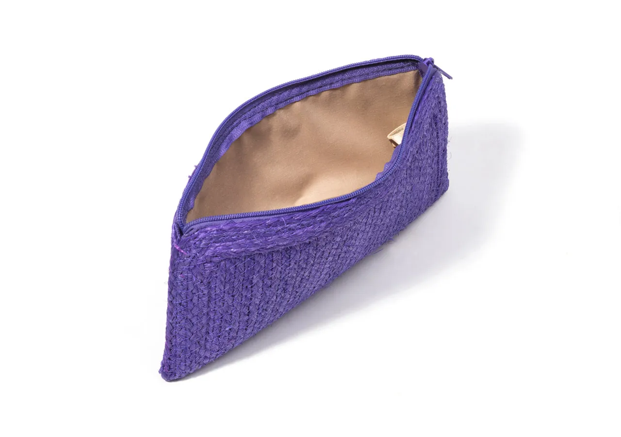 Bangkok Craft - Sisal Wallet Bag (Purple)