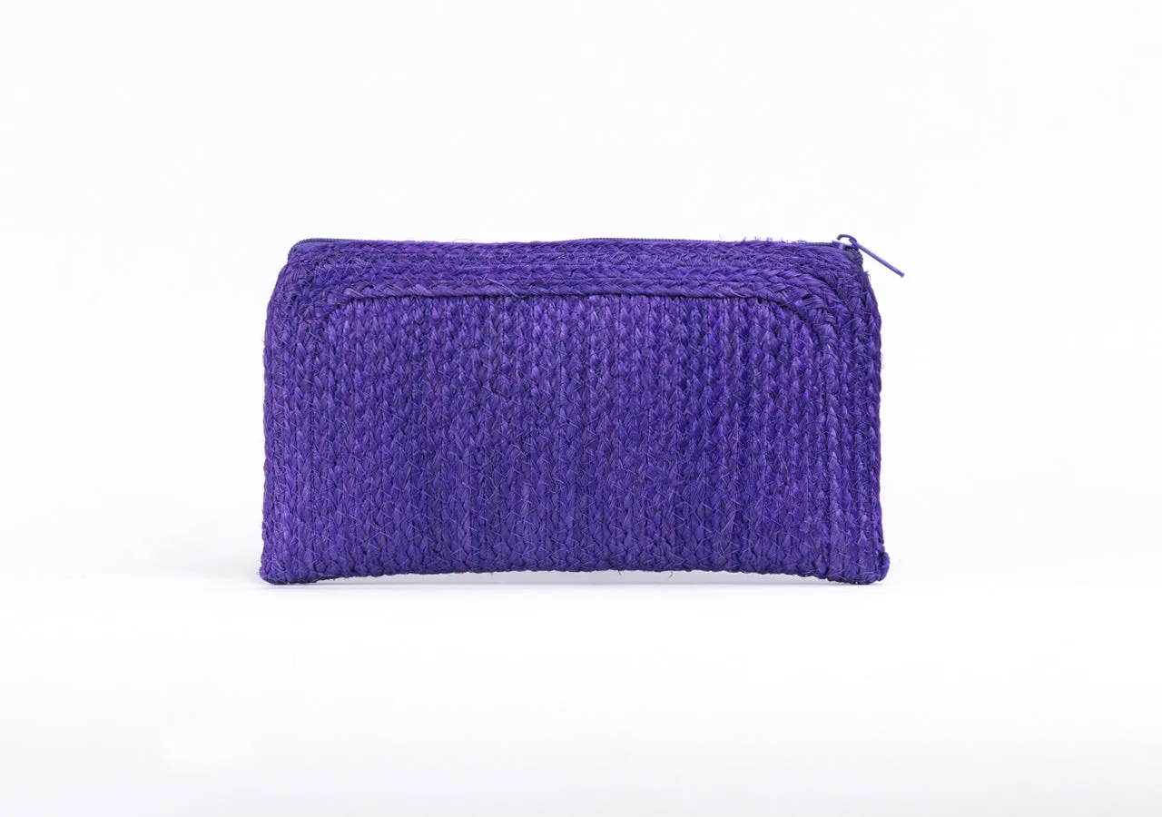 Bangkok Craft - Sisal Wallet Bag (Purple)