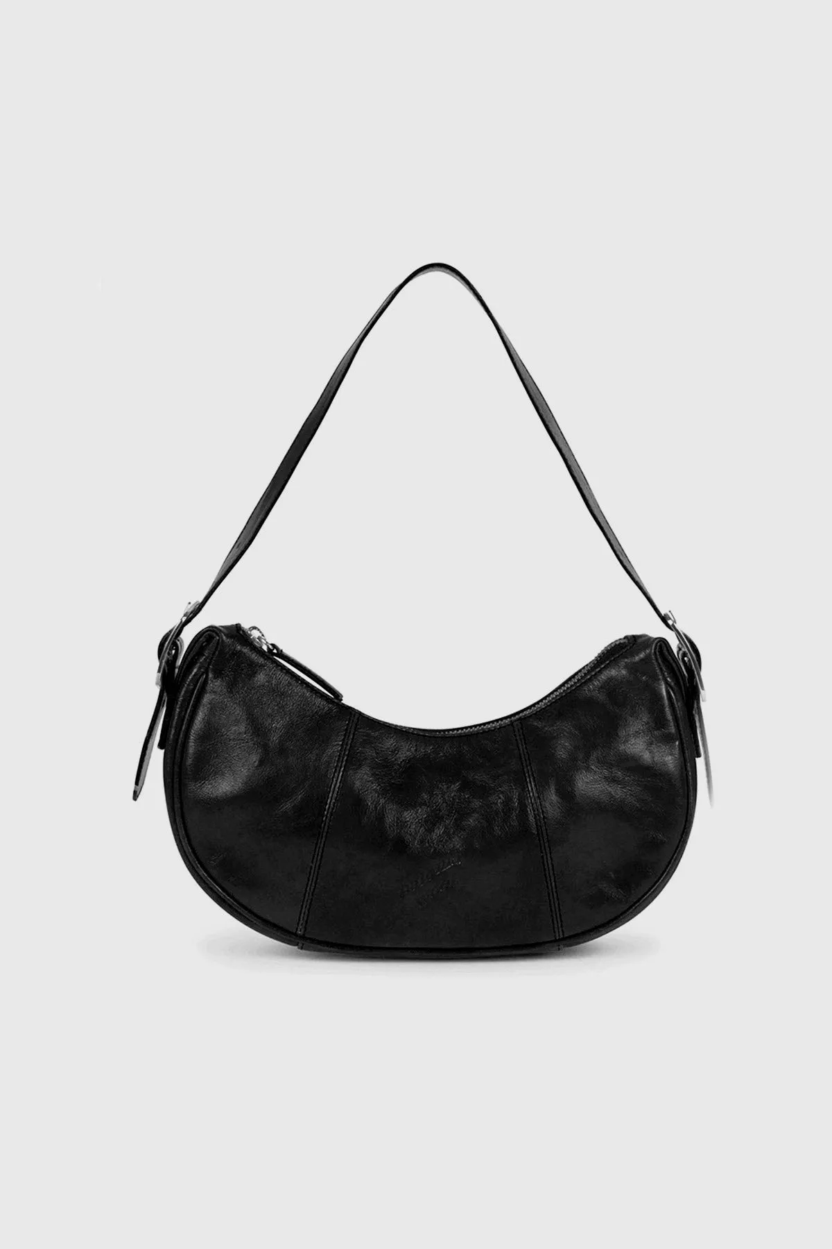 Bean Leather Bag - Black