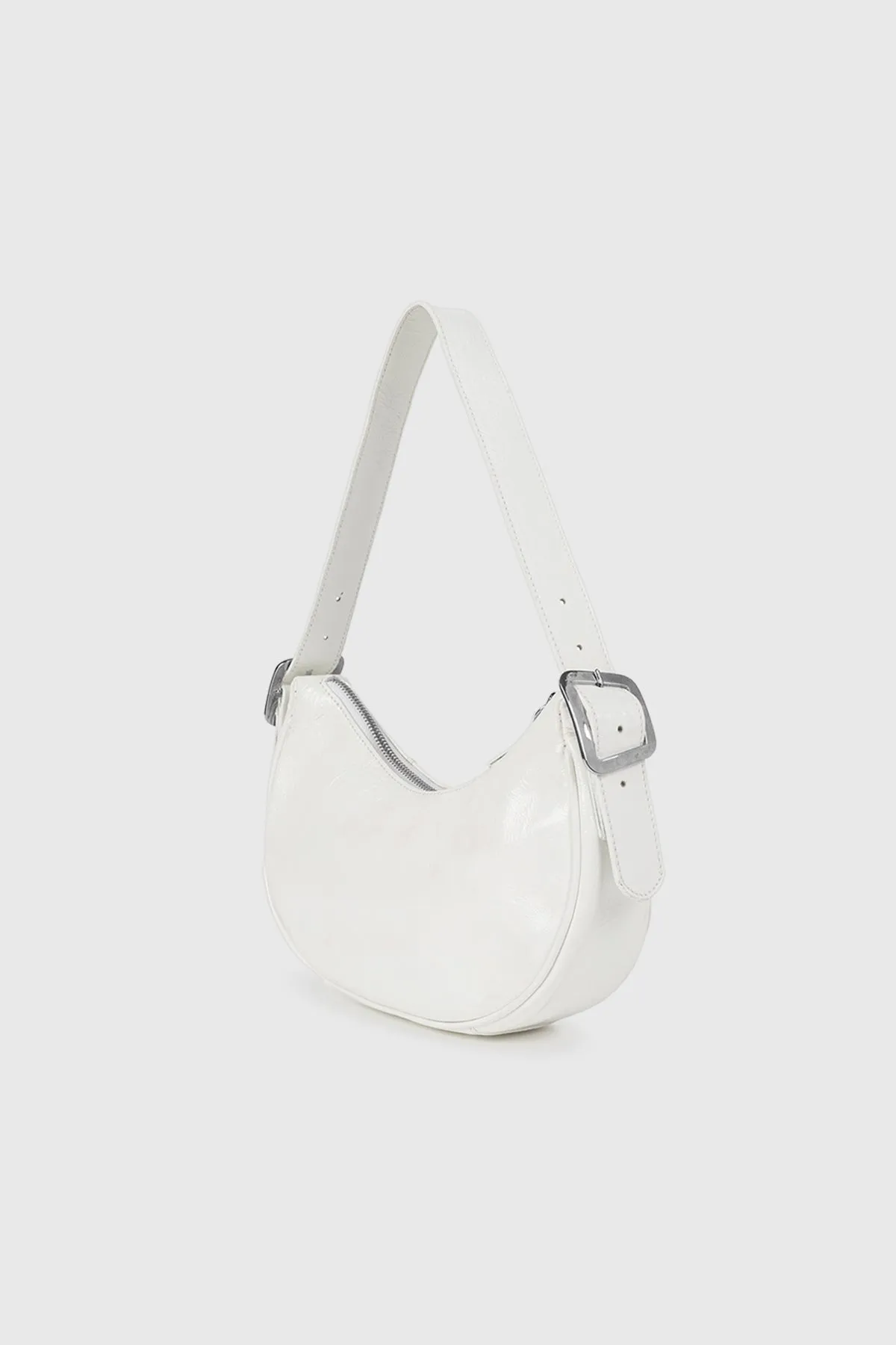 Bean Leather Bag - White