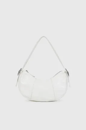 Bean Leather Bag - White
