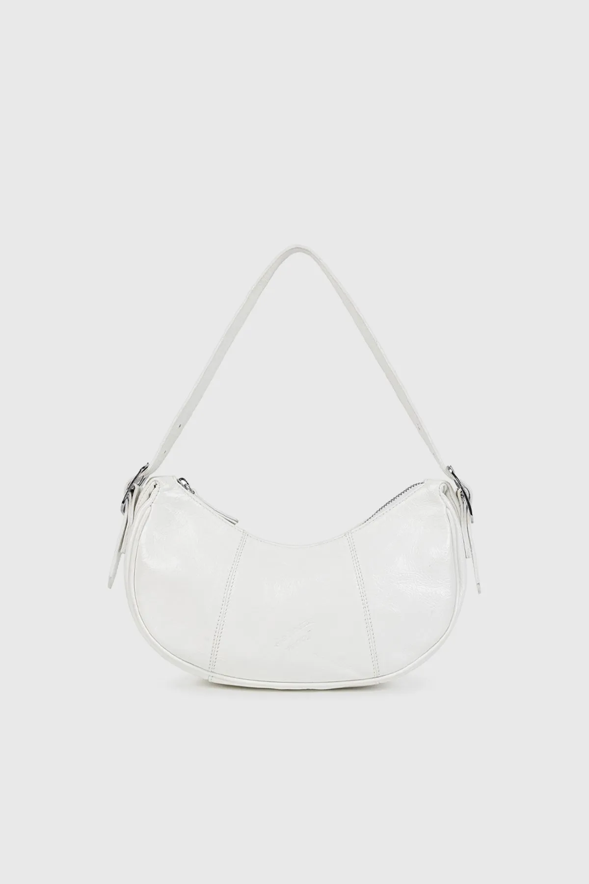 Bean Leather Bag - White