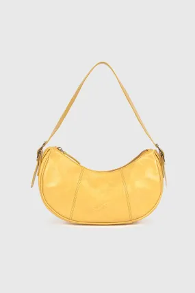 Bean Leather Bag - Yellow