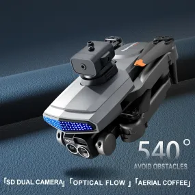 Beginner-Friendly D6 Foldable Drone with 480P Camera & Obstacle Avoidance