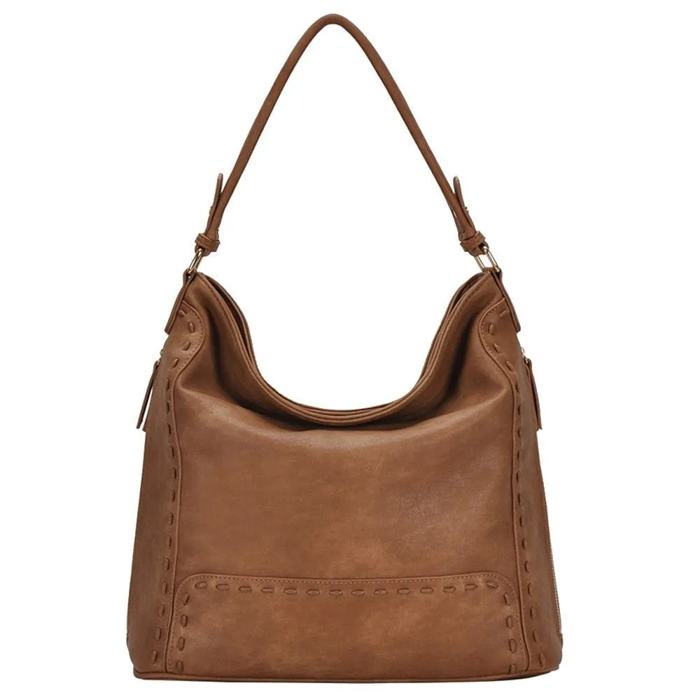 BGO88032 Monogrammable Modern Stitching  Hobo Bag