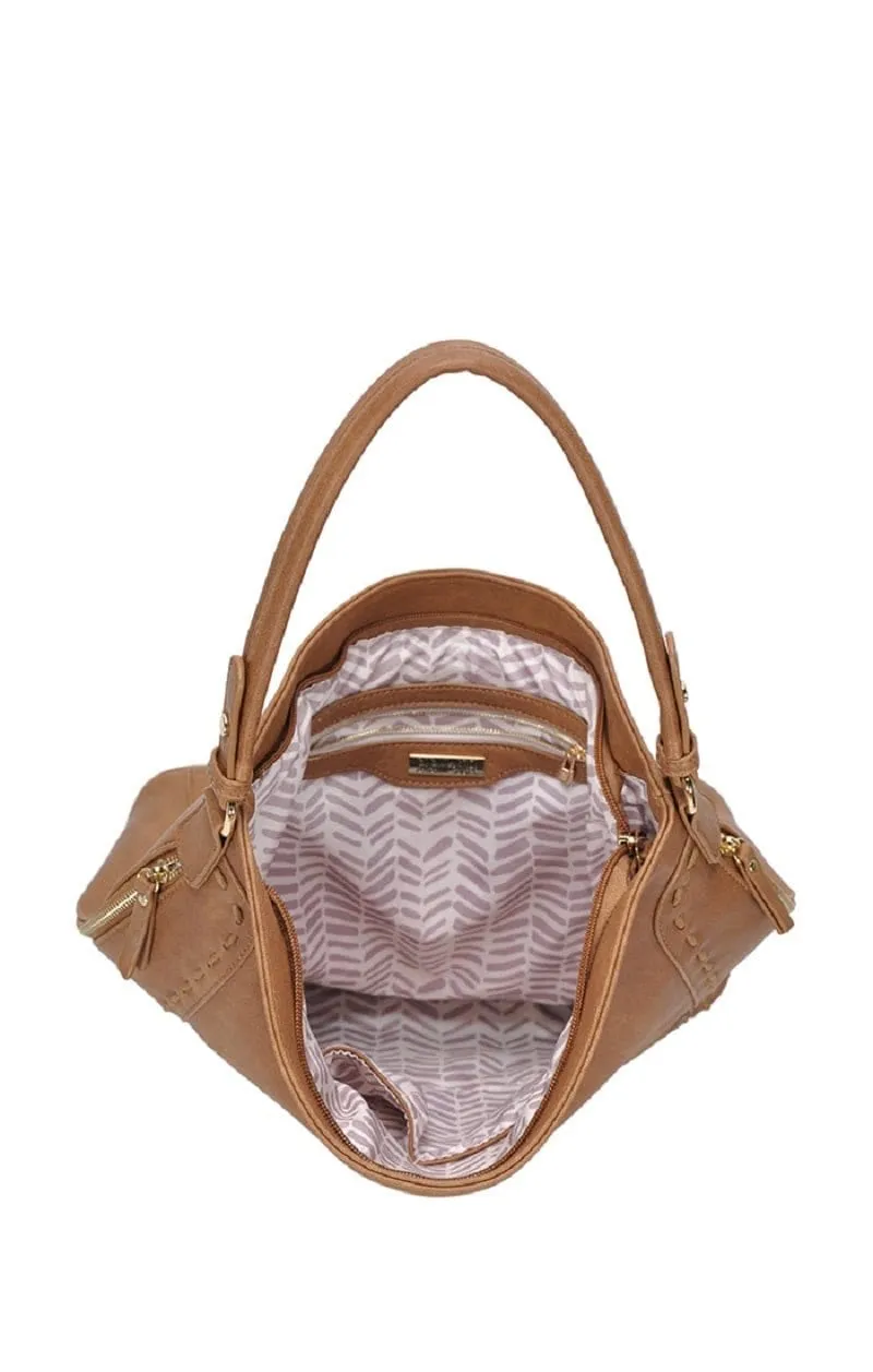 BGO88032 Monogrammable Modern Stitching  Hobo Bag