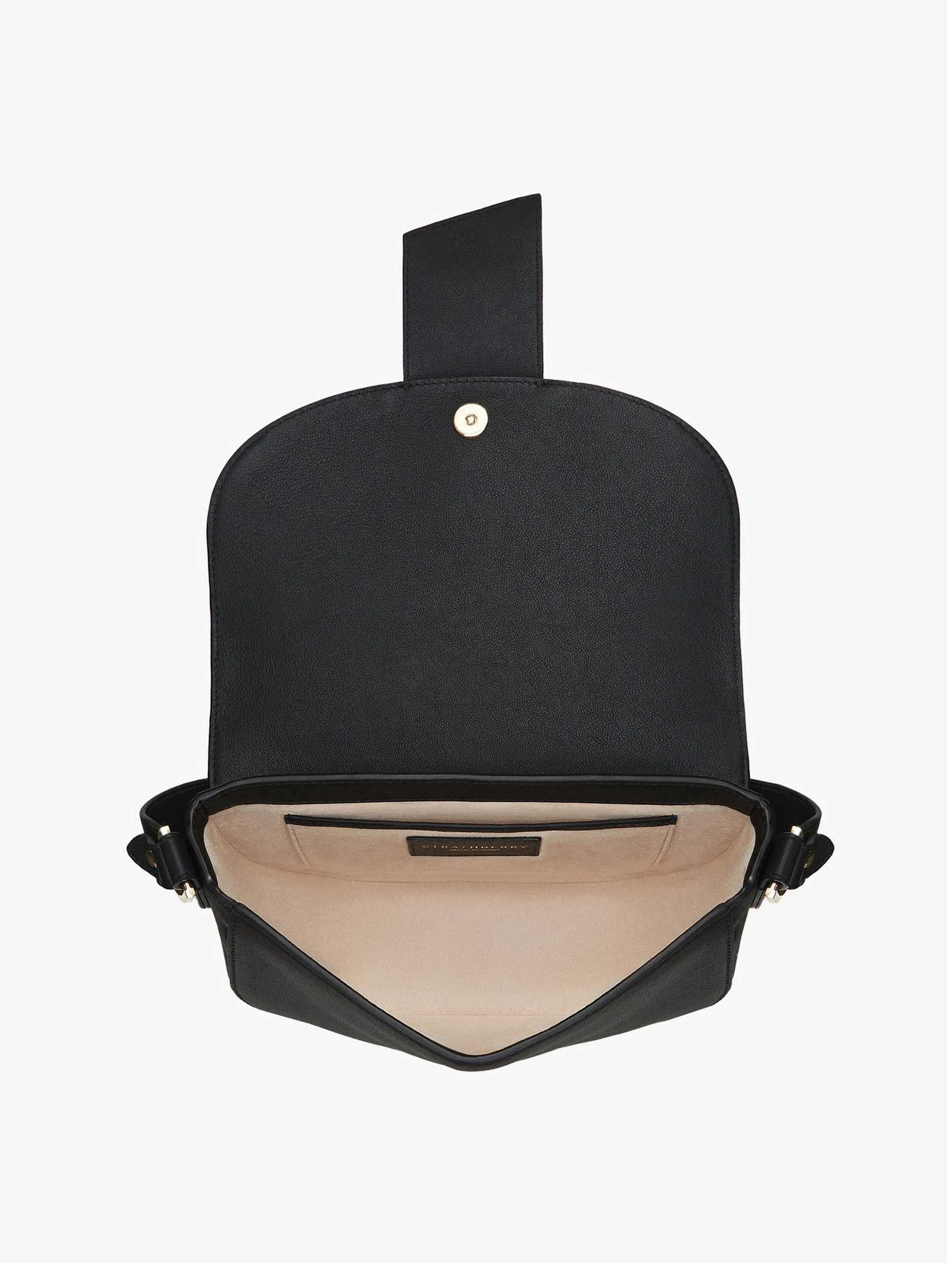 Black Crescent satchel bag