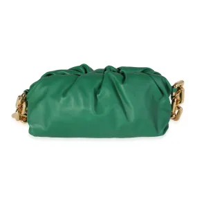 Bottega Veneta Racing Green Lambskin Chain Pouch