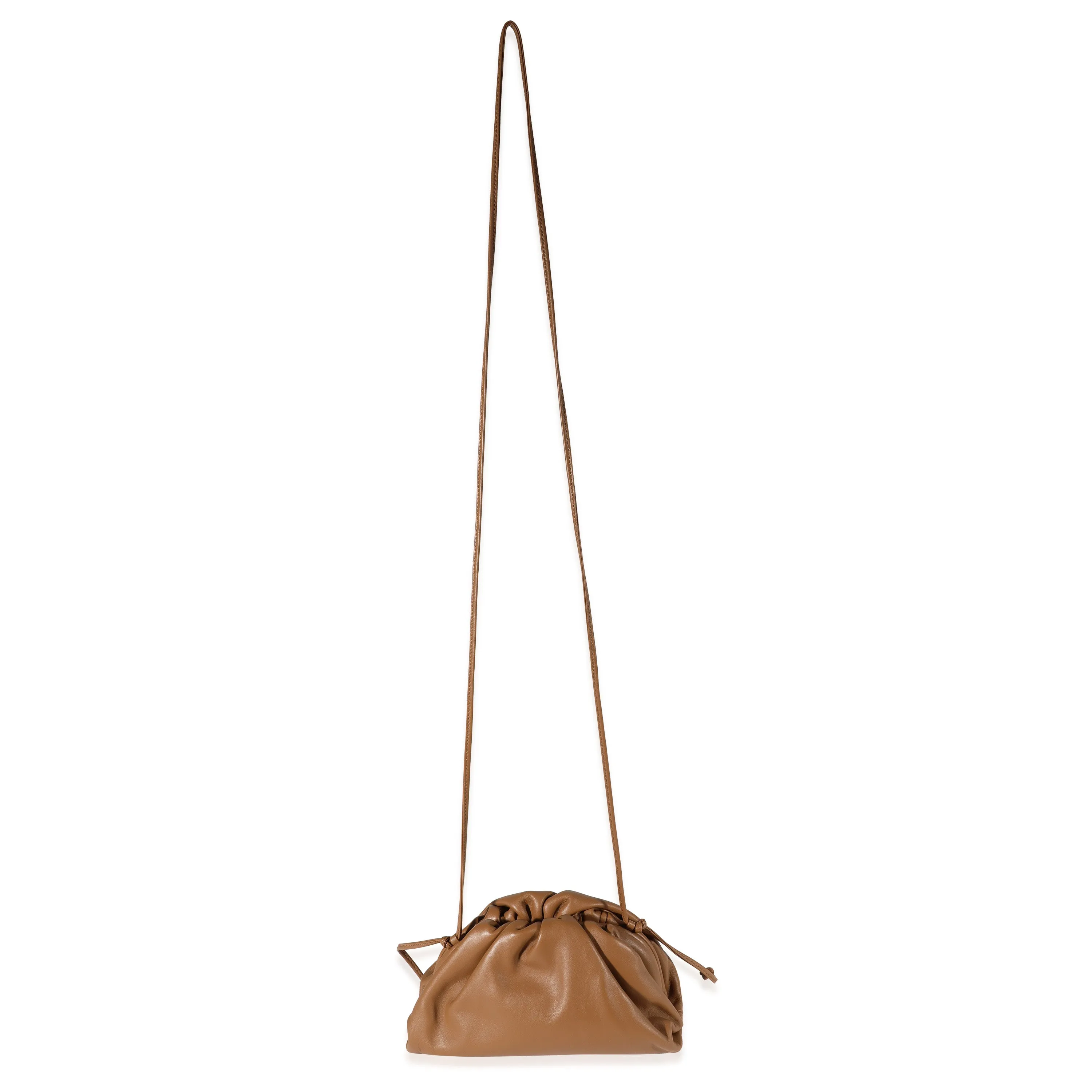 Bottega Veneta Teak Calfskin Mini Pouch