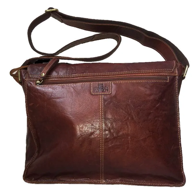 Bronco Cognac Messenger Bag
