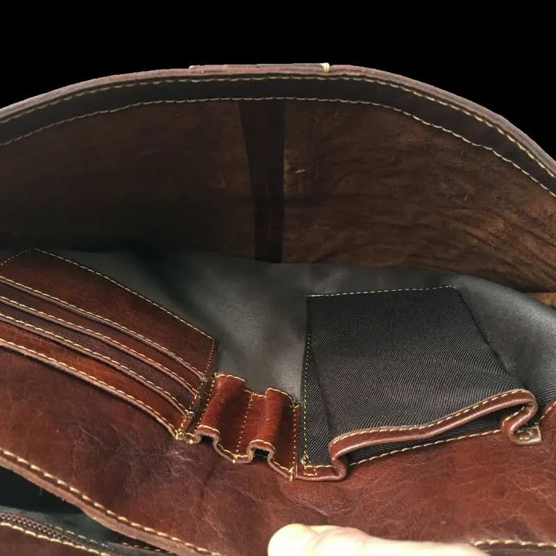 Bronco Cognac Messenger Bag