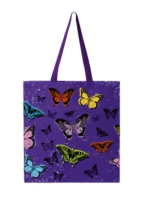Butterflies (Purple) / Tote Bag