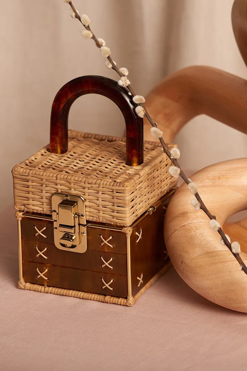 CACAU TURTLE TOP HANDLE BAG