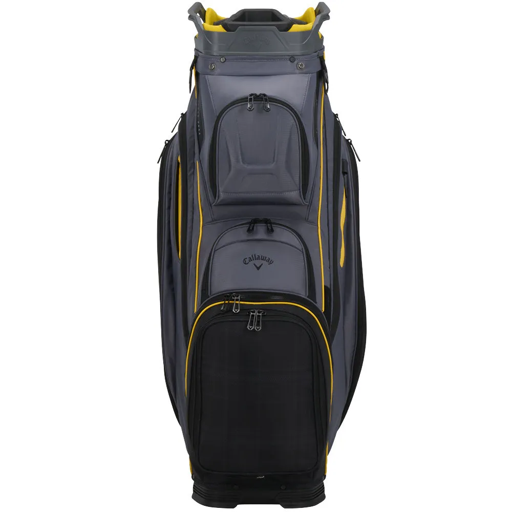 Callaway Org 14 Cart Bag - Graphite/Black Plaid/Golden