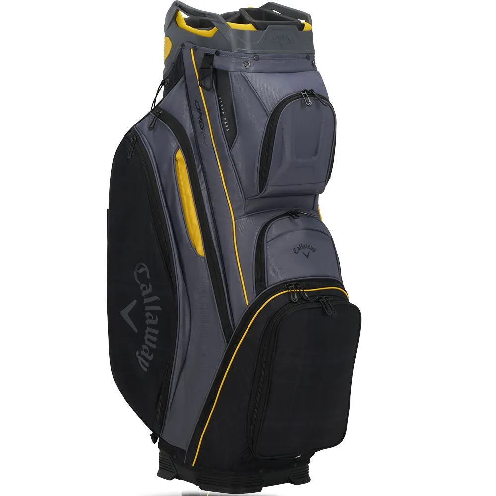 Callaway Org 14 Cart Bag - Graphite/Black Plaid/Golden