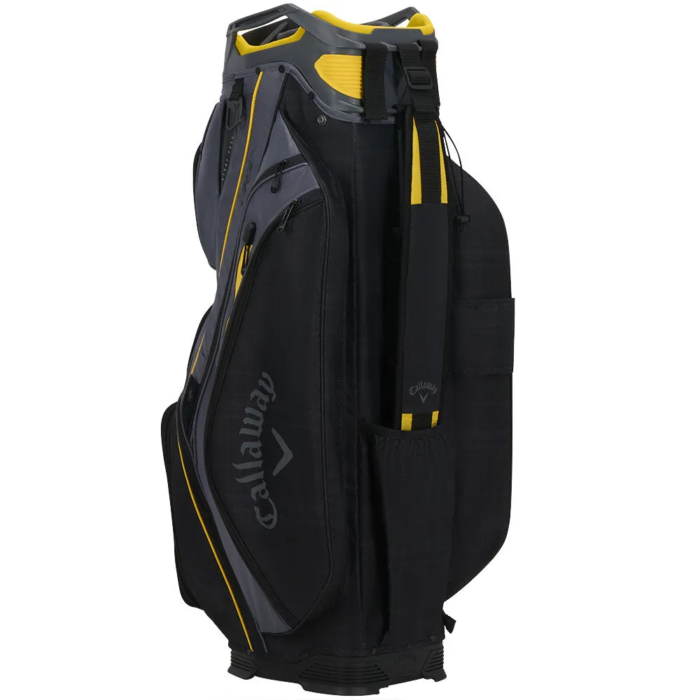Callaway Org 14 Cart Bag - Graphite/Black Plaid/Golden
