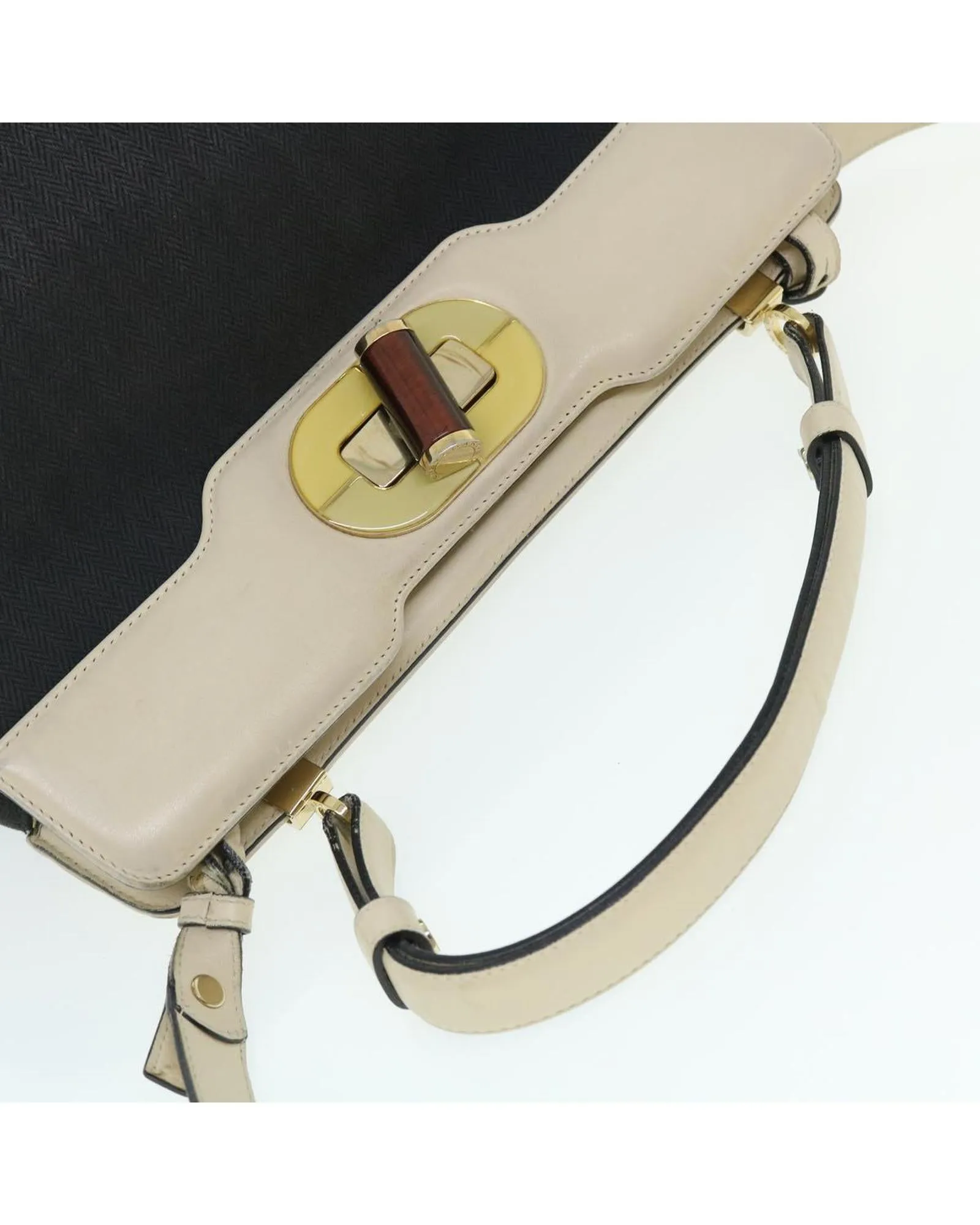Canvas 2way Shoulder Bag Black