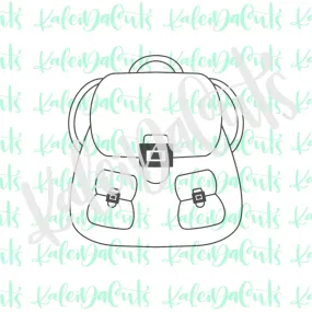 Canvas Backpack Cookie Cutter