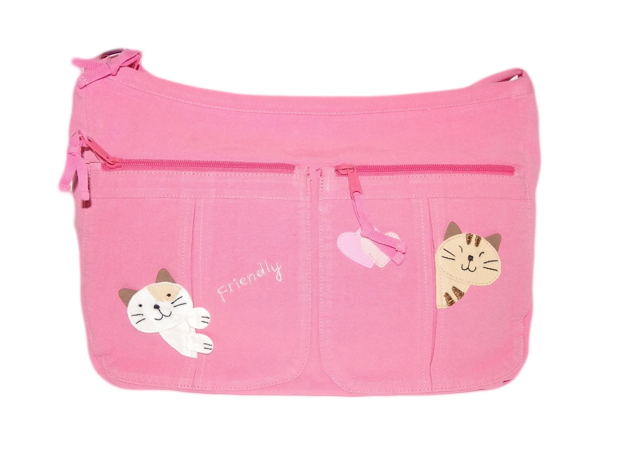 Cara Cat Motto Crossbody Bag