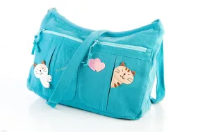 Cara Cat Motto Crossbody Bag