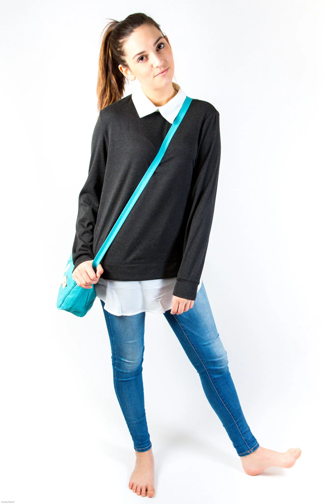 Cara Cat Motto Crossbody Bag