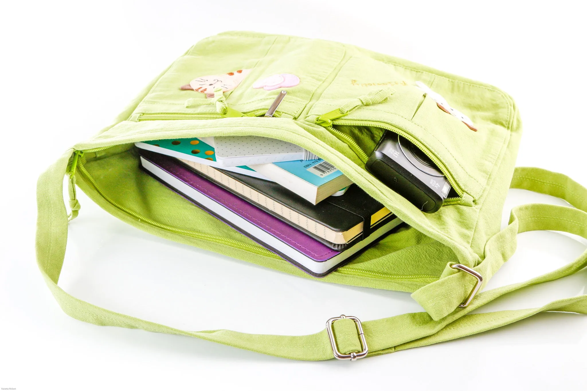 Cara Cat Motto Crossbody Bag